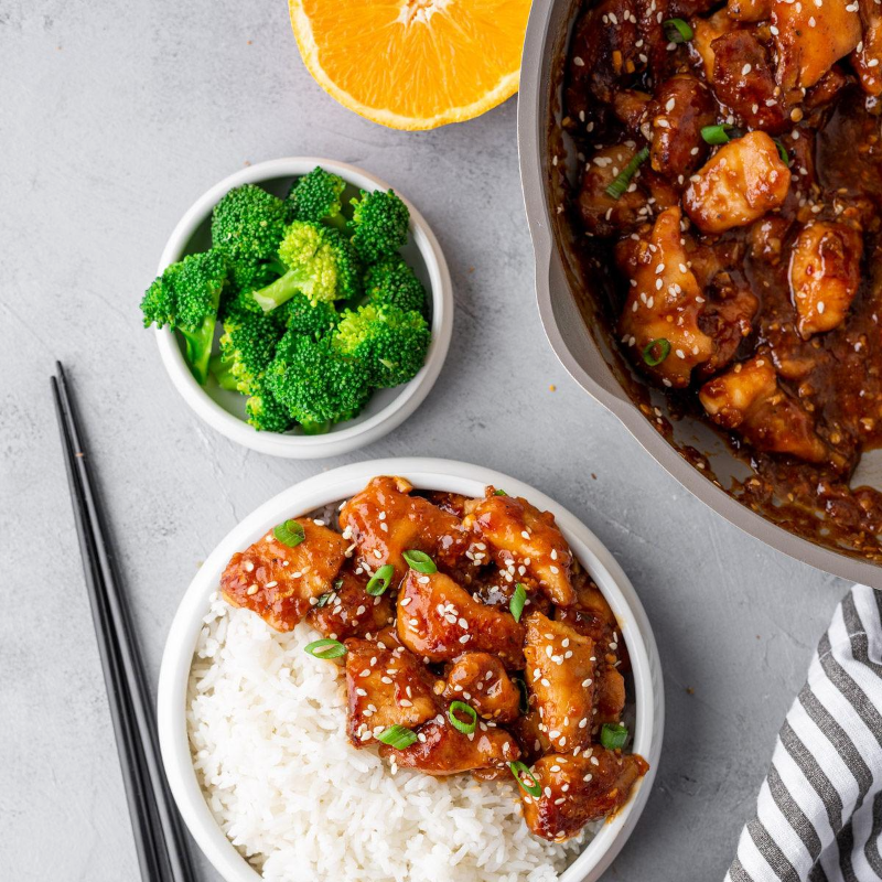 ORGANIC ORANGE CHICKEN AND RICE Main Image